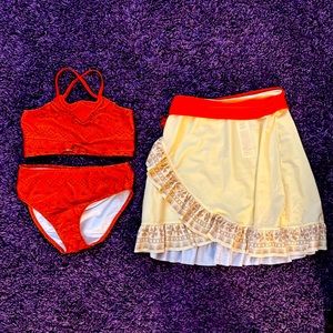 Disney Moana Bathing Suit and Cover Up